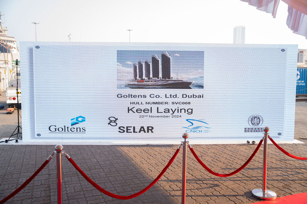 Goltens hosts keel-laying ceremony for revolutionary Arctic cruise vessel