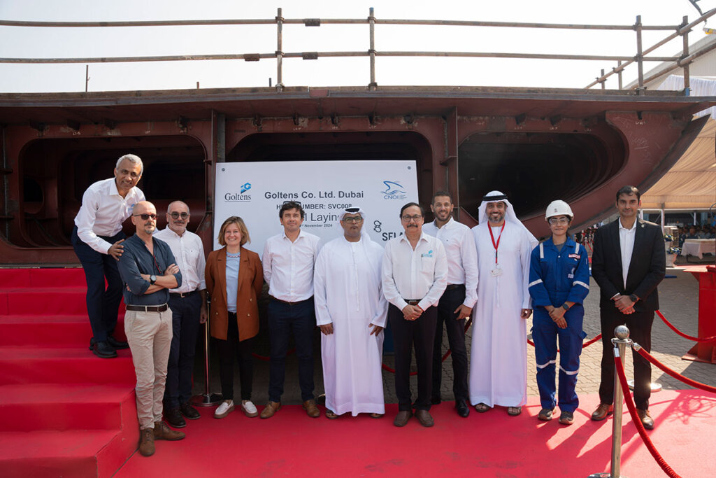 Goltens hosts keel-laying ceremony for revolutionary Arctic cruise vessel