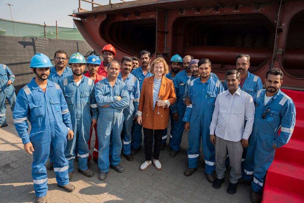 Goltens hosts keel-laying ceremony for revolutionary Arctic cruise vessel