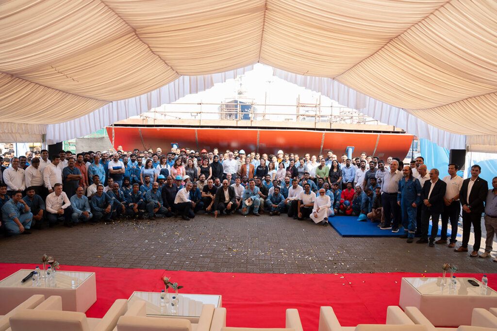 Goltens hosts keel-laying ceremony for revolutionary Arctic cruise vessel