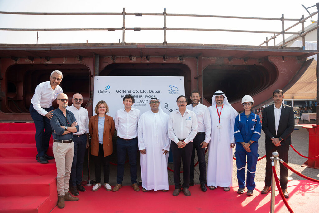 Goltens hosts keel-laying ceremony for revolutionary Arctic cruise vessel